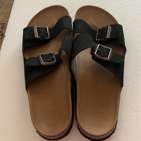 Skechers Luxe Foam relax fit 2 strap sandals size 9 - Picture 5 of 13